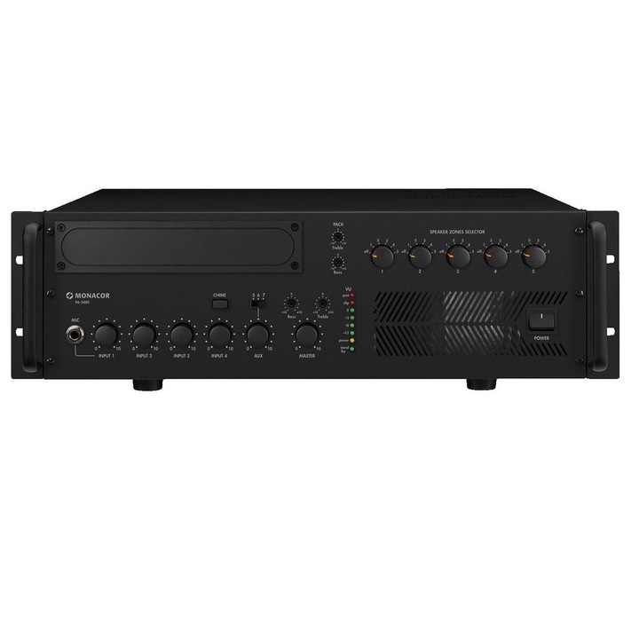 Monacor PA-5480 5 zónás keverőerősítő
