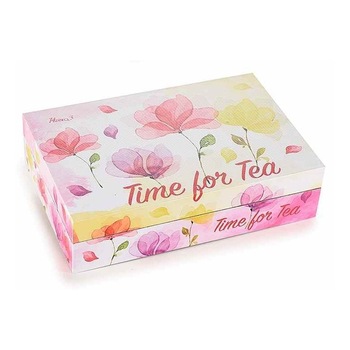 Cutie ceai lemn 6 compartimente Time for Tea 24 cm x 16 cm x 6 h Cutie ceai lemn 6 compartimente Time for Tea 24 cm x 16 cm x 6 h