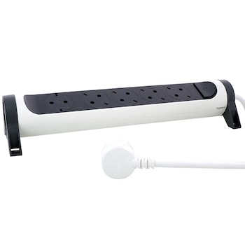 Prelungitor rotativ Legrand Revolution L694531, cu intrerupator iluminat, 5 prize, sectiune cablu 3x1.5mm, cordon 1.5m, Alb/Gri Prelungitor rotativ Legrand Revolution L694531, cu intrerupator iluminat, 5 prize, sectiune cablu 3x1.5mm, cordon 1.5m, Alb/Gri