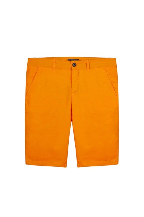 Pantaloni scurti barbati Ruck&Maul, Regular Fit, Bumbac/Elastan, Portocaliu