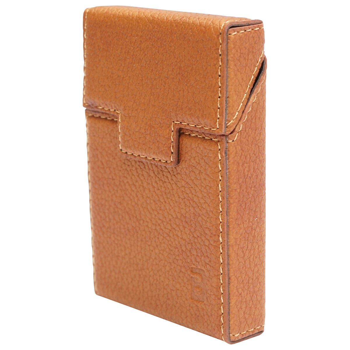 Husa maro din piele pentru pachet de tigari P24 Breckner