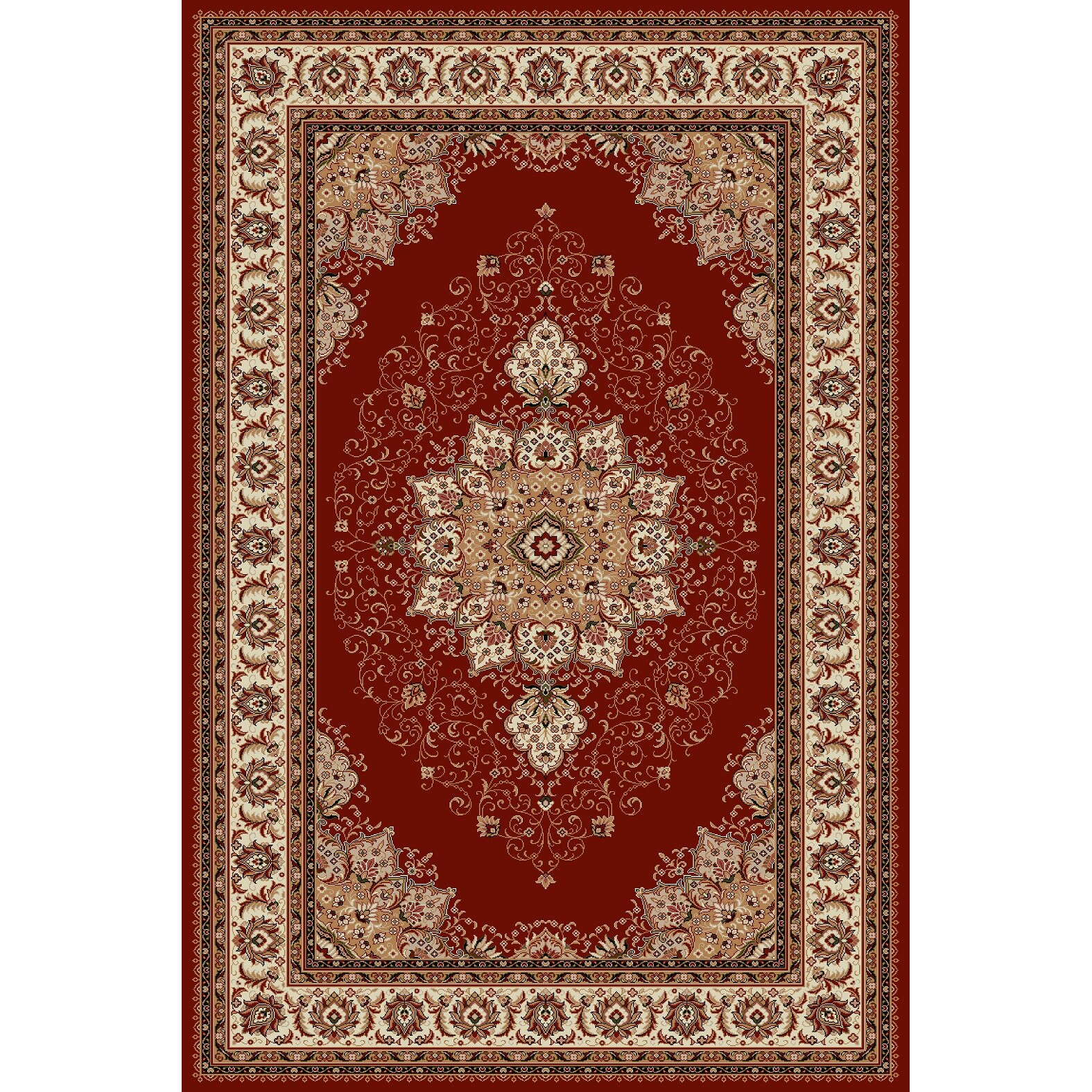 Covor Clasic, Lotos 15037, Rosu Bordeaux, 200x300 cm, 1800 gr/mp