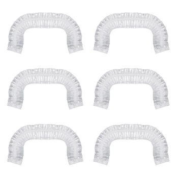 Set 6 casti transparente pentru dus Set 6 casti transparente pentru dus