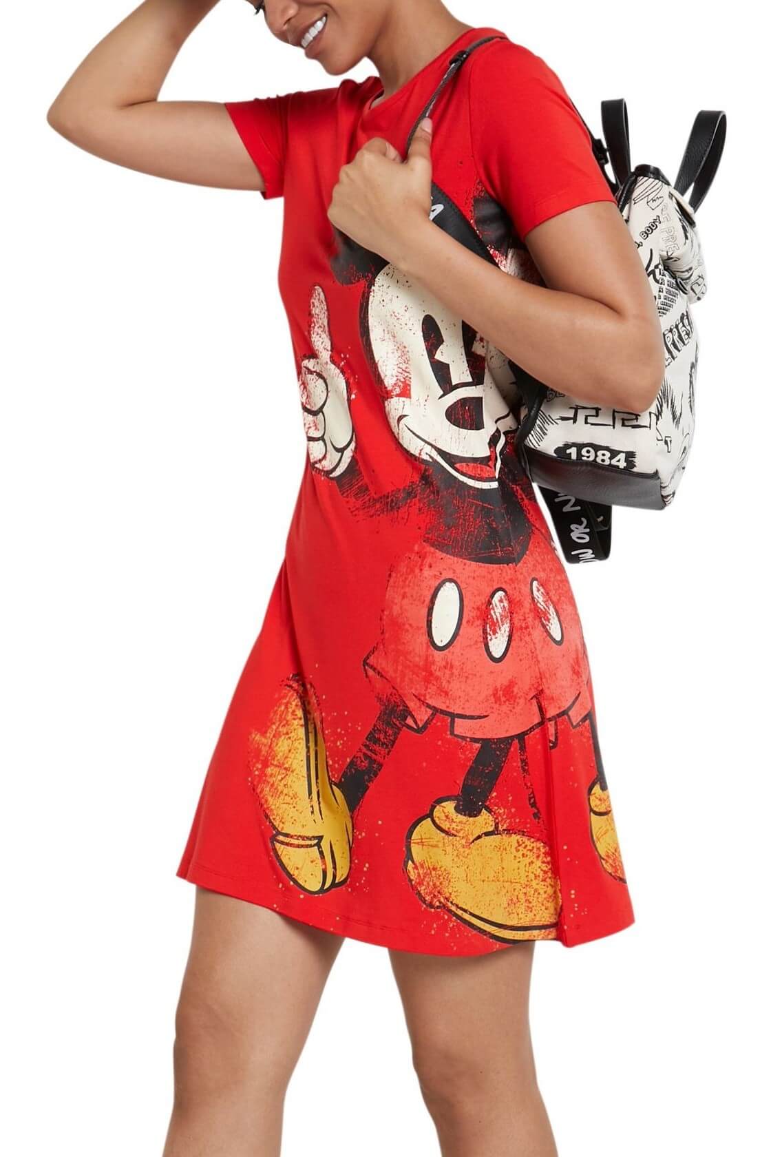 Rochie de dama, Desigual Vest Mickey, Rosu