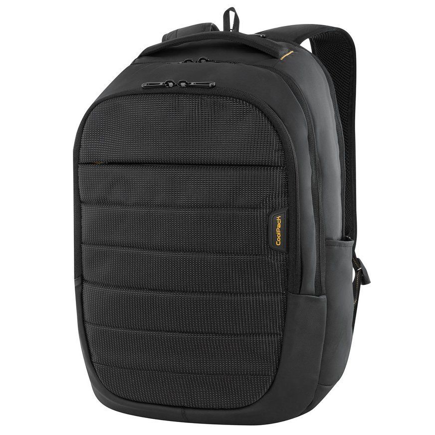 Ghiozdan CoolPack Icon Black/Yellow, 43 x 29 x 14 cm, Negru - Galben