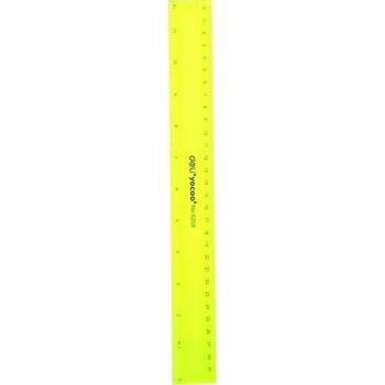 Rigla Flexibila Deli, 30 cm, Galben Rigla Flexibila Deli, 30 cm, Galben