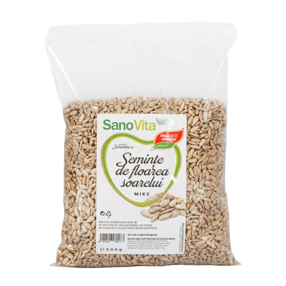 Seminte de Floarea-Soarelui Sano Vita, 500g