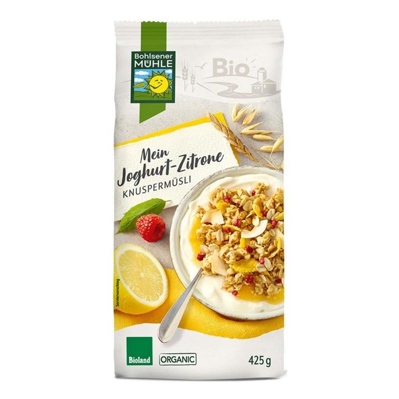 Musli Crocant cu Iaurt si Lamaie Bio 425 grame Bohlsener Muhle