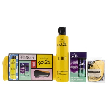 Set pentru Par 4 Piese Schwarzkopf, 1x Spray pentru Inghetare 300 ml, 1x Pulbere Volumizanta 10 gr, 1 x Perie Par Tangle Teezer, 1x Geanta Set pentru Par 4 Piese Schwarzkopf, 1x Spray pentru Inghetare 300 ml, 1x Pulbere Volumizanta 10 gr, 1 x Perie Par Tangle Teezer, 1x Geanta