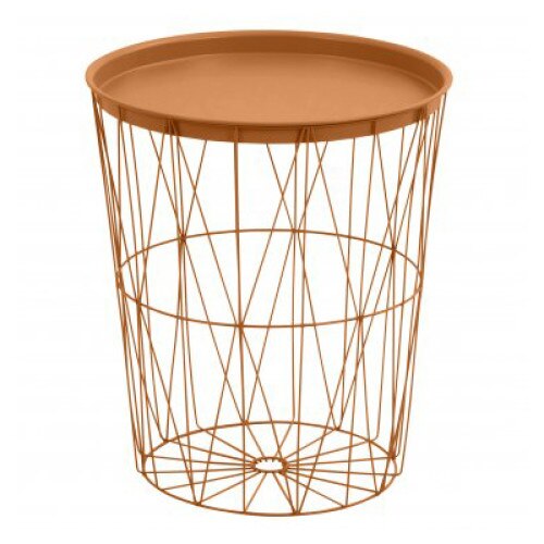 Masuta Cassatex, din metal cupru, 40x46 cm