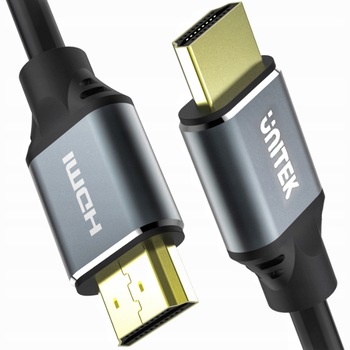 Cablu conector ultra HDMI V2.1 HDR UNITEK, 8K, 4K, 120Hz, 3 m Cablu conector ultra HDMI V2.1 HDR UNITEK, 8K, 4K, 120Hz, 3 m