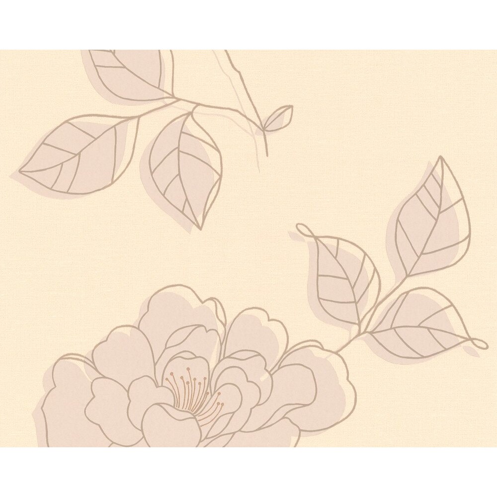 Tapet, AS Creation 569127, Bej/Metalic, 10.05 x 0.53 m