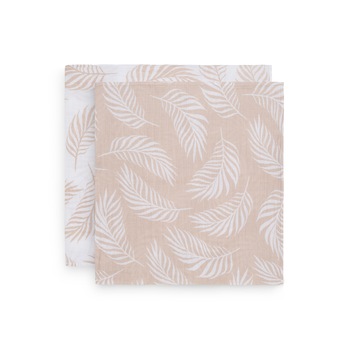 Set 2 scutece hidrofile, Jollein Nature, 115x115 cm, roz Set 2 scutece hidrofile, Jollein Nature, 115x115 cm, roz