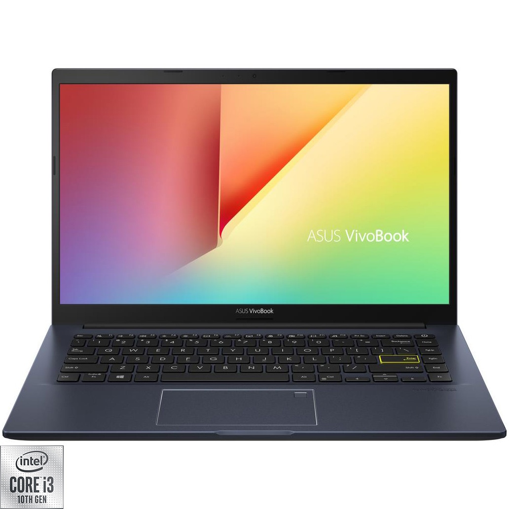 Laptop ultraportabil ASUS VivoBook 14 X413FA cu procesor Intel® Core™ i3-10110U, 14