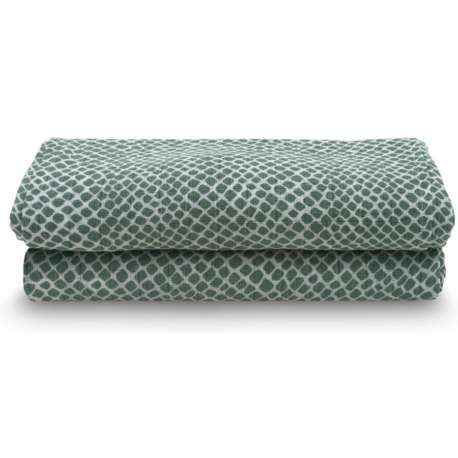 Set 2 scutece, Jollein Snake, 115x115 cm, verde