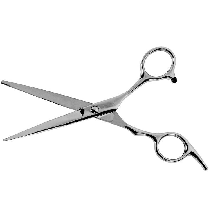 Foarfeca Coafor Profesionala, 17cm, Otel Inoxidabil, Spatii Degete