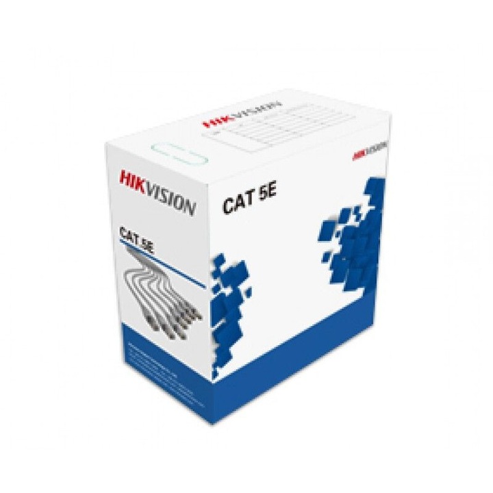 Hikvision CAT5e U-UTP Patch Cable 305m White, 174756, Hálózati kábelek