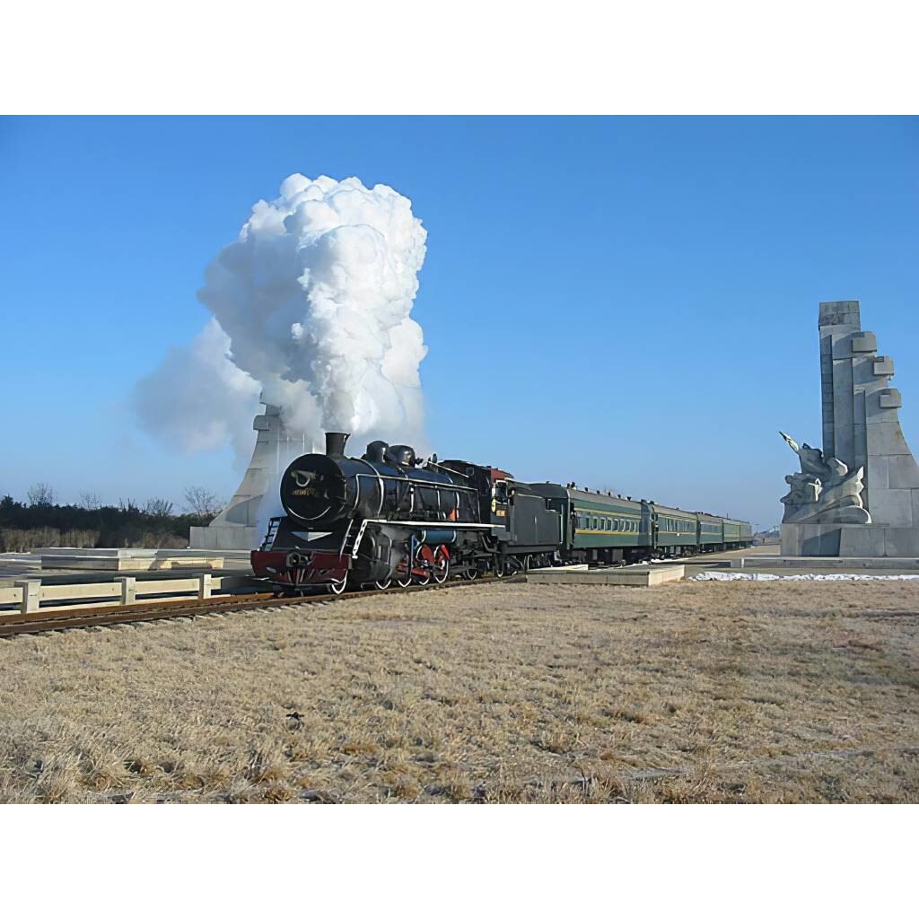 Tablou canvas 75x50 cm, Locomotive model 62