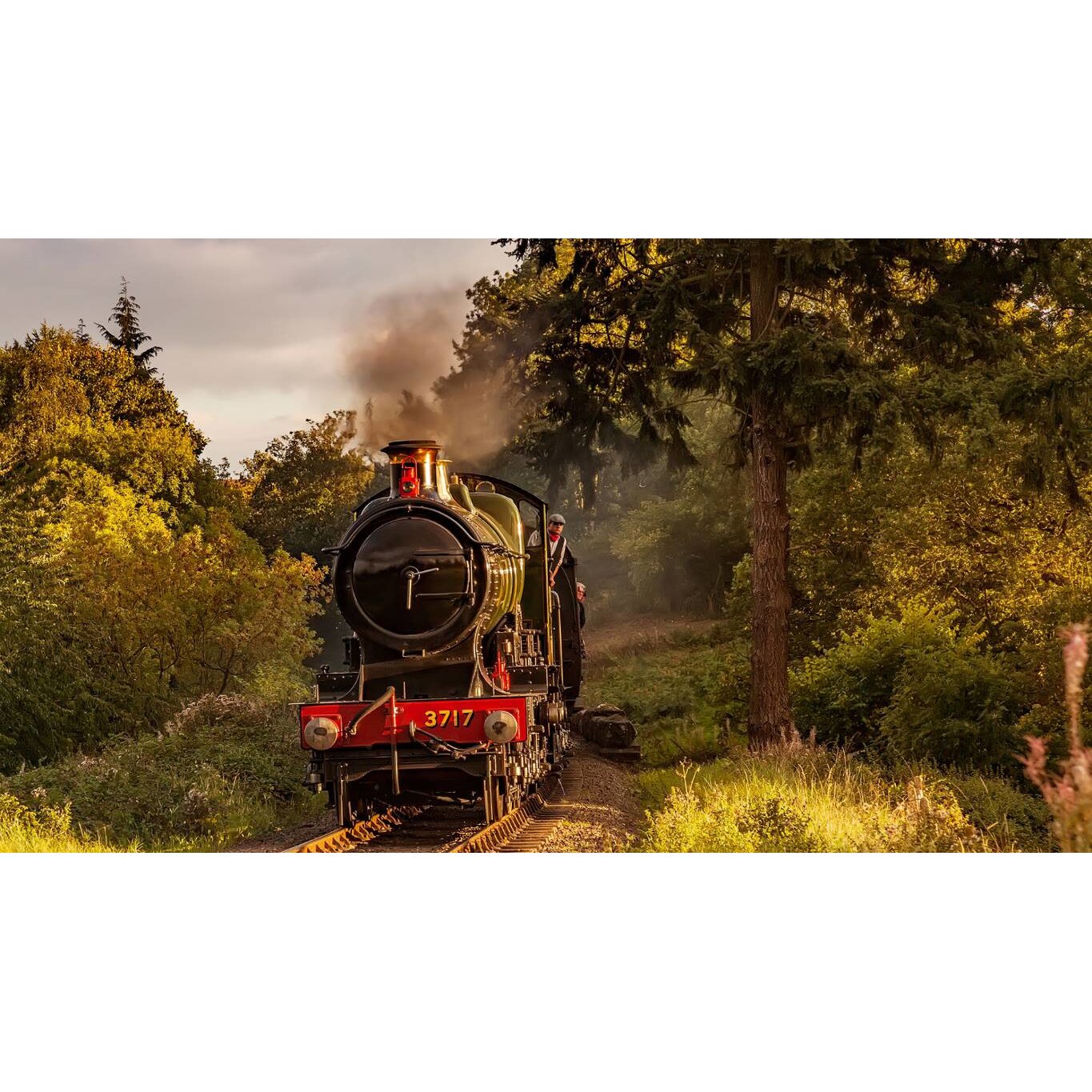 Tablou canvas 90x50 cm, Locomotive model 48