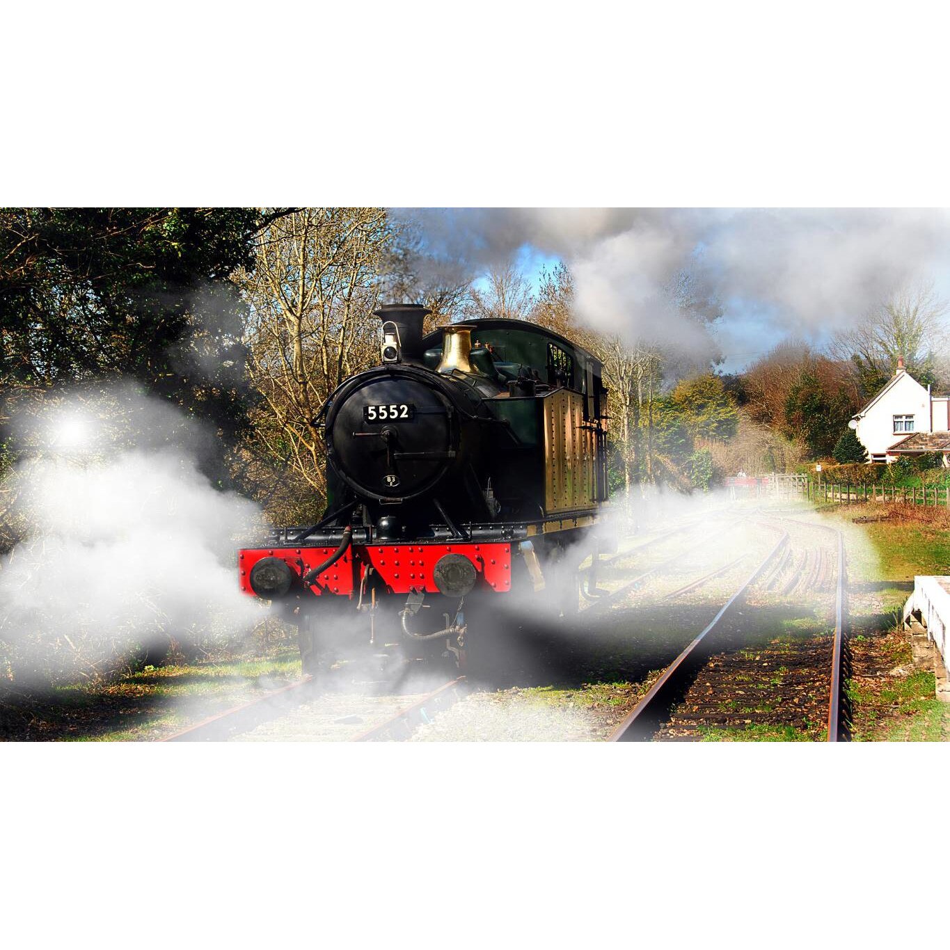 Tablou canvas 75x50 cm, Locomotive model 69