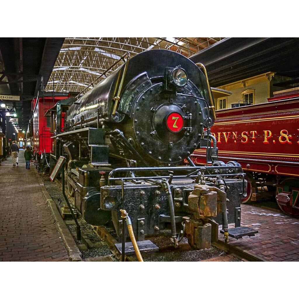 Tablou canvas 75x50 cm, Locomotive model 18