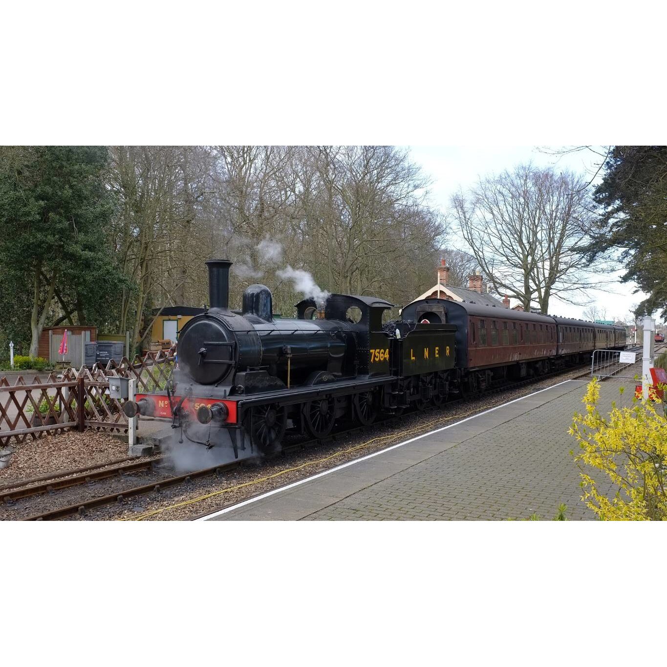 Tablou canvas 75x50 cm, Locomotive model 61