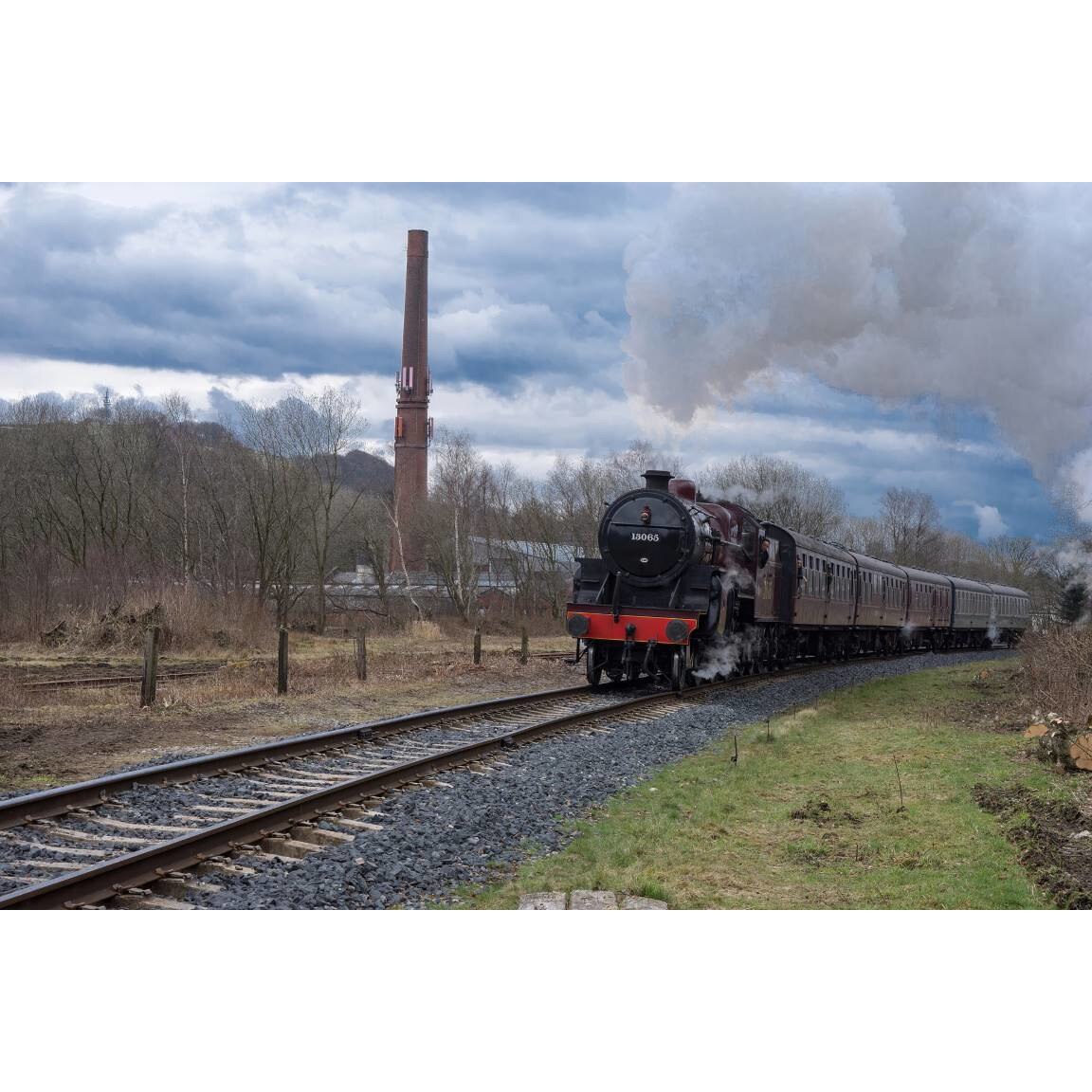 Tablou canvas 75x50 cm, Locomotive model 71