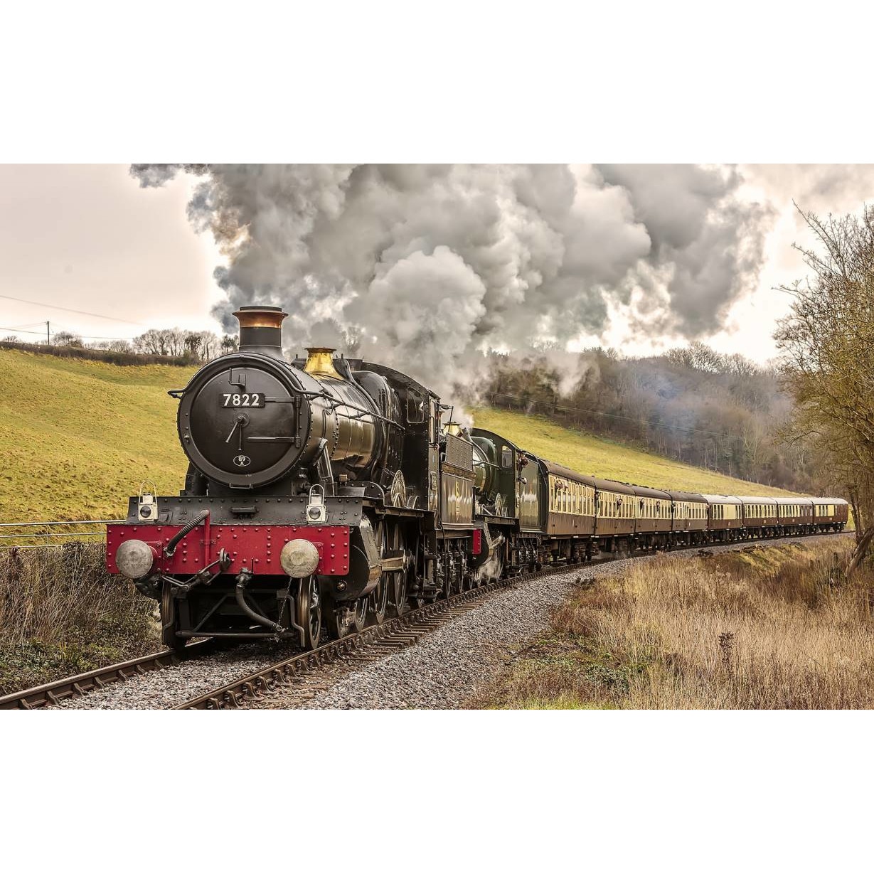 Tablou canvas 75x50 cm, Locomotive model 70