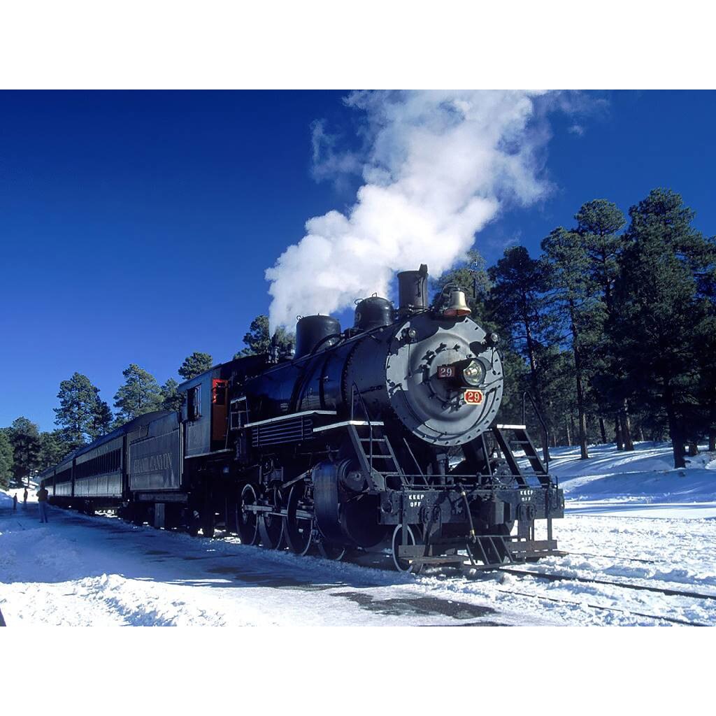 Tablou canvas 75x50 cm, Locomotive model 87