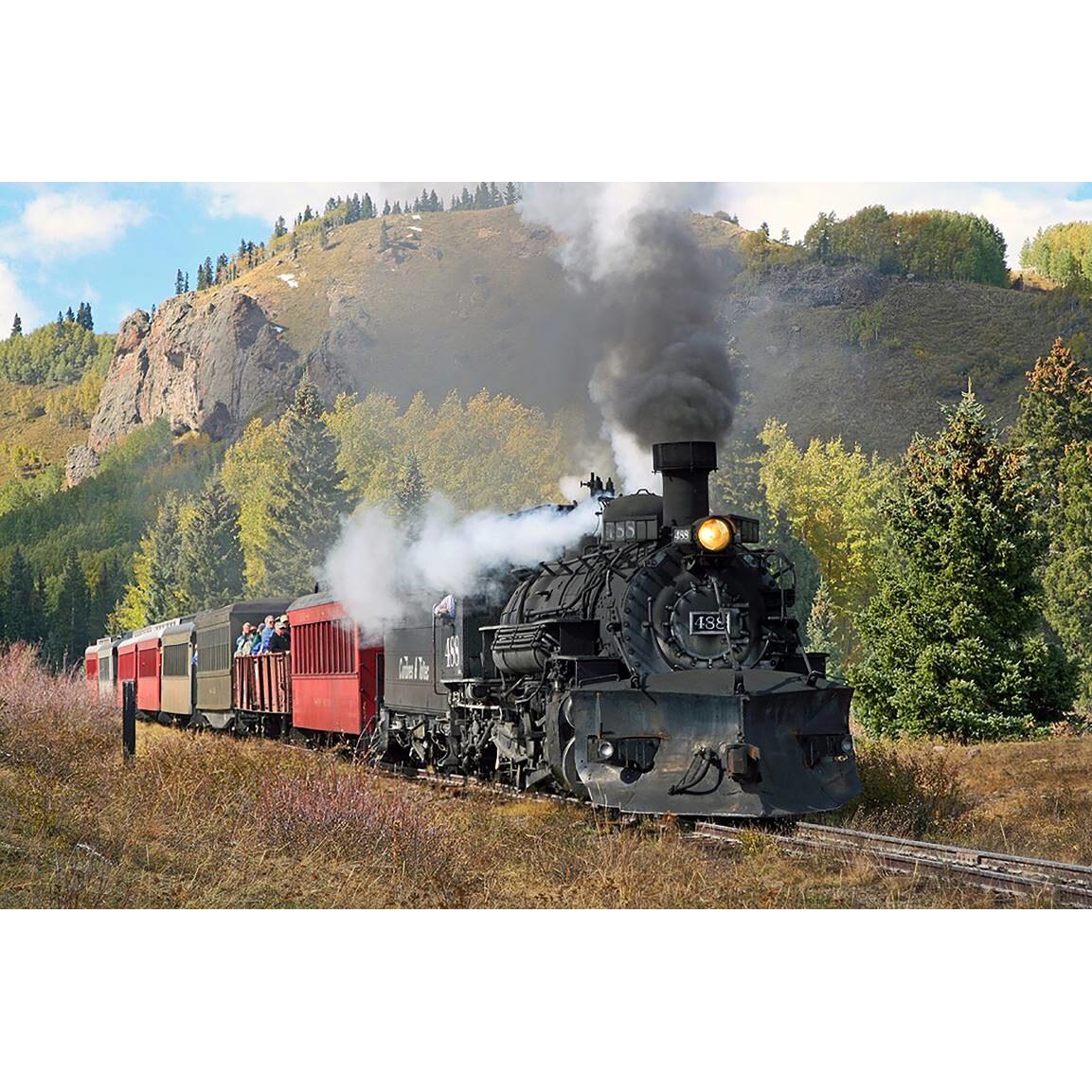 Tablou canvas 75x50 cm, Locomotive model 57