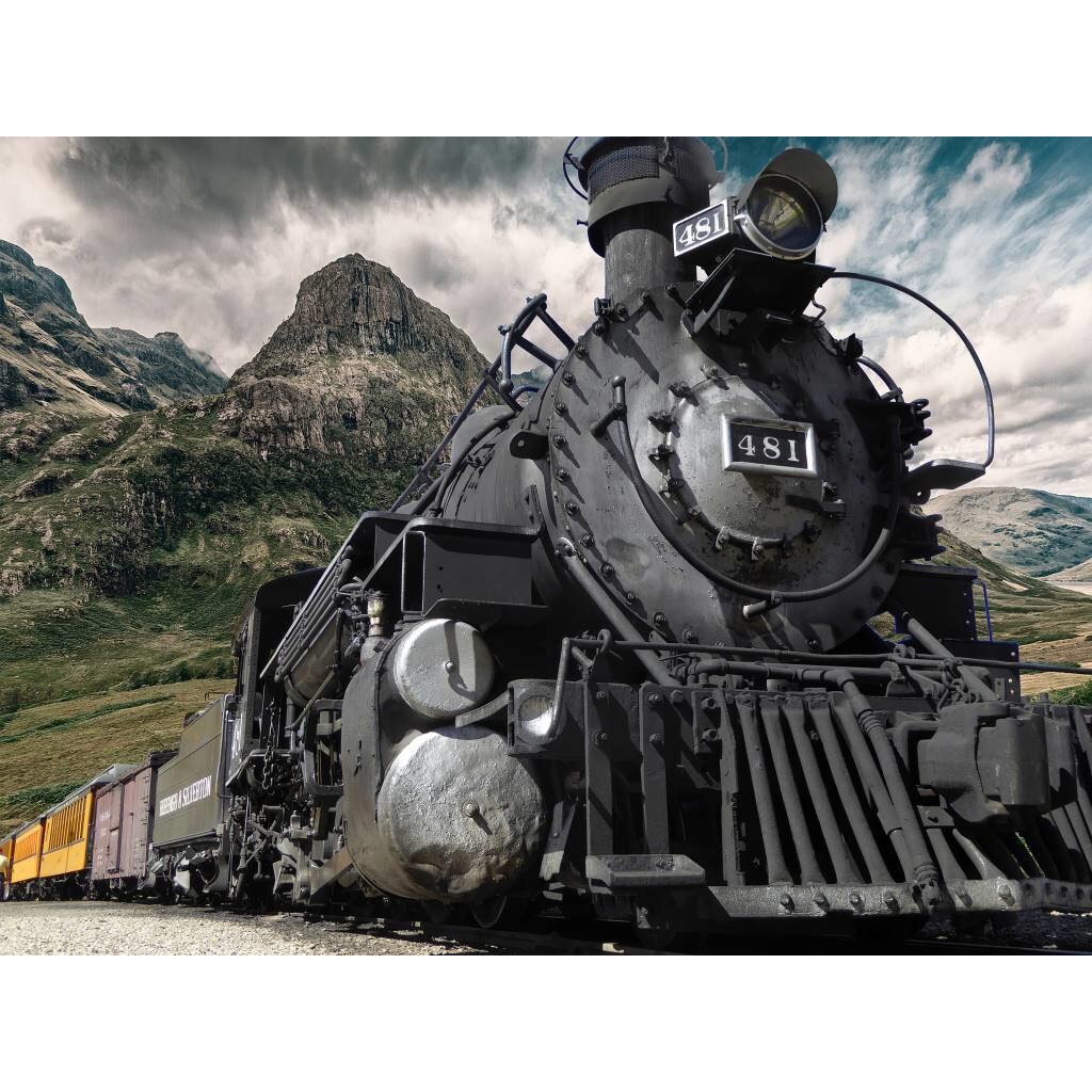Tablou canvas 90x50 cm, Locomotive model 46