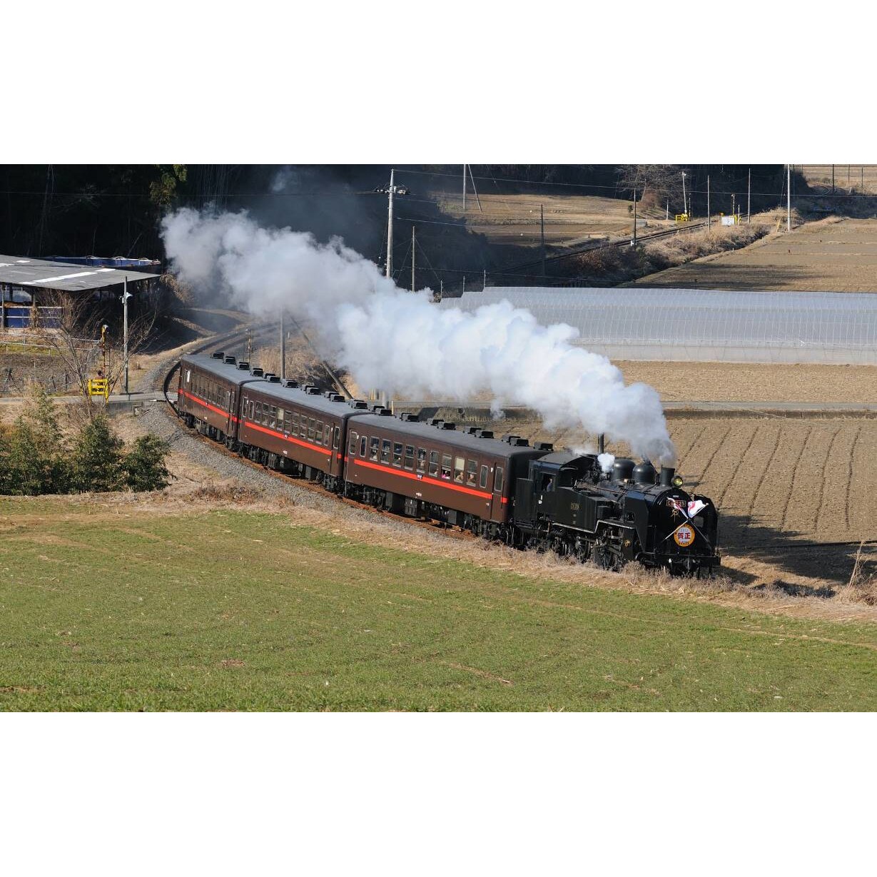 Tablou canvas 90x50 cm, Locomotive model 45
