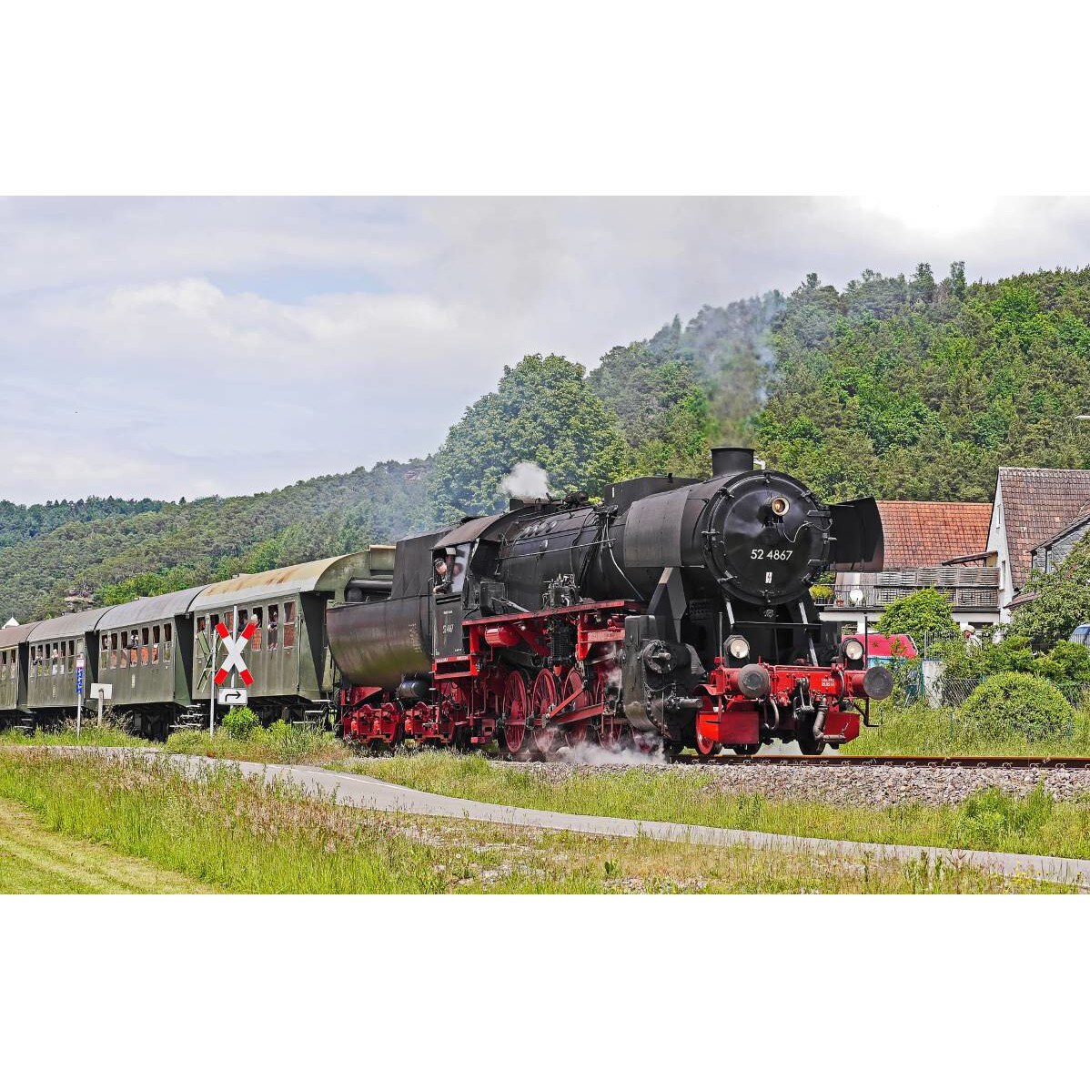 Tablou canvas 90x50 cm, Locomotive model 12