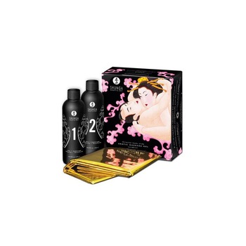 Set Gel de masaj lux, Shunga Oriental Body Slide, aroma Fructe exotice ,2x 250 ml Set Gel de masaj lux, Shunga Oriental Body Slide, aroma Fructe exotice ,2x 250 ml
