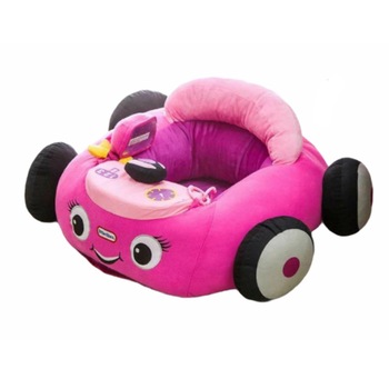 Fotoliu din plus Masinuta, invat sa stau in fundulet, roz - Krista® Fotoliu din plus Masinuta, invat sa stau in fundulet, roz - Krista®