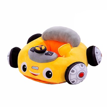 Fotoliu din plus Masinuta muzicala, invat sa stau in fundulet, galben - Krista® Fotoliu din plus Masinuta muzicala, invat sa stau in fundulet, galben - Krista®