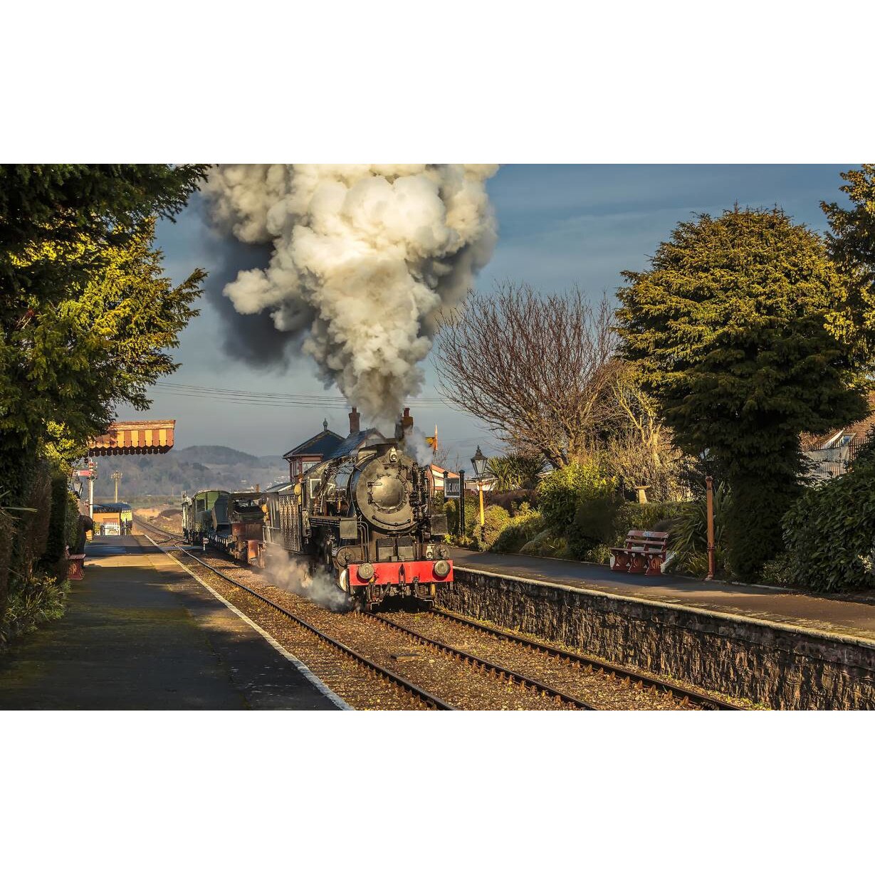 Tablou canvas 75x50 cm, Locomotive model 34