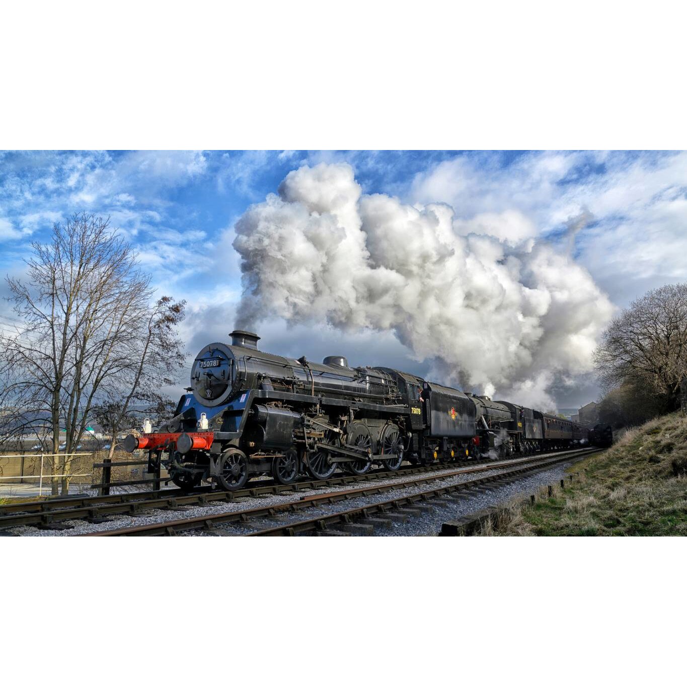 Tablou canvas 75x50 cm, Locomotive model 137