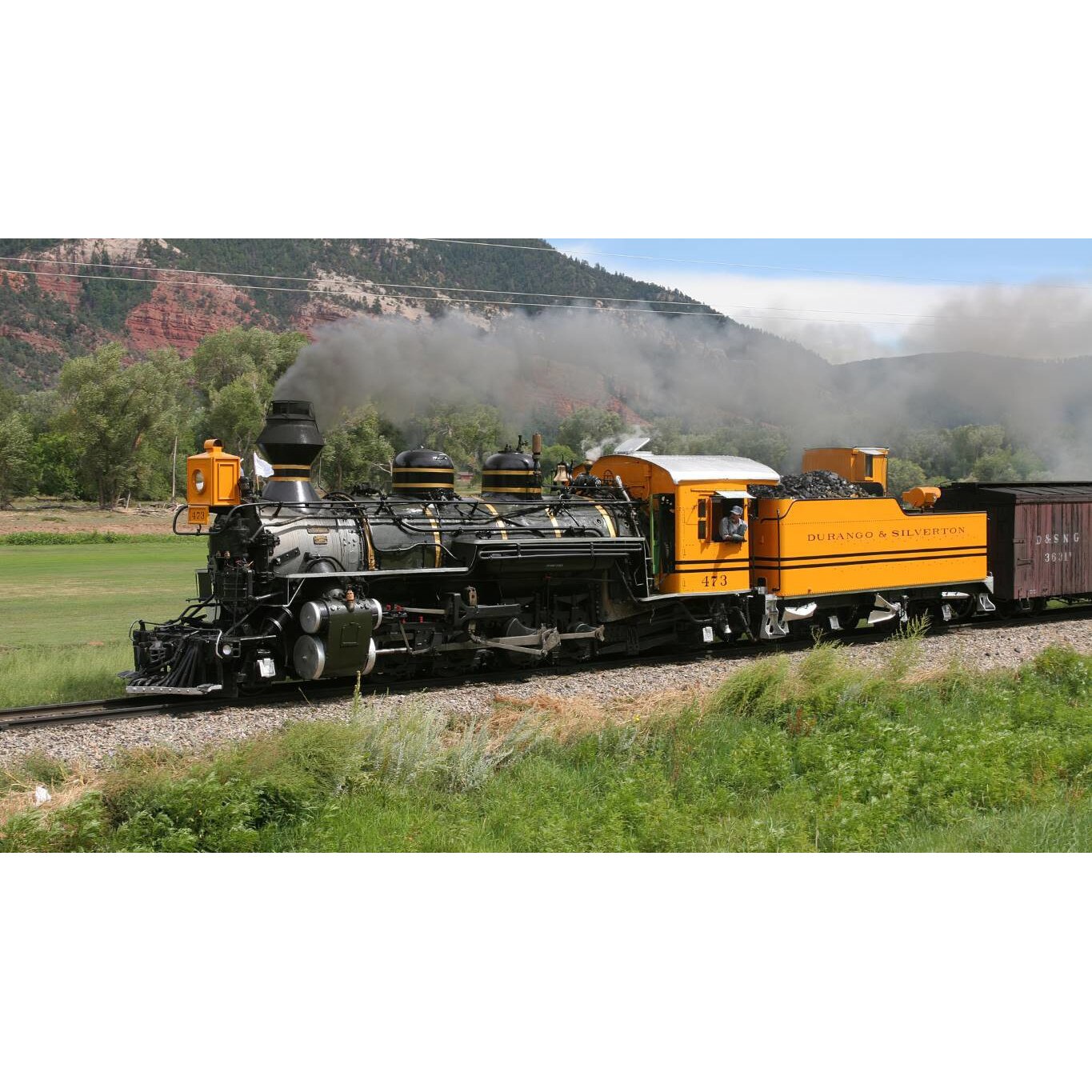 Tablou canvas 75x50 cm, Locomotive model 105