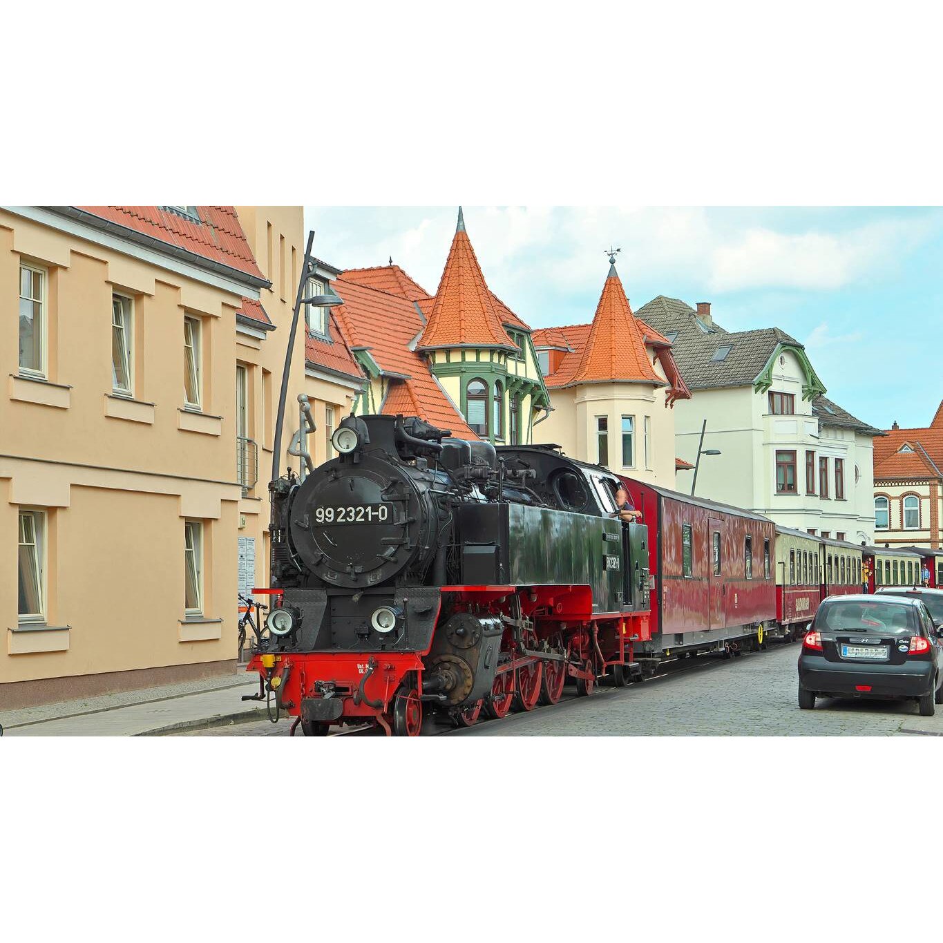 Tablou canvas 75x50 cm, Locomotive model 124