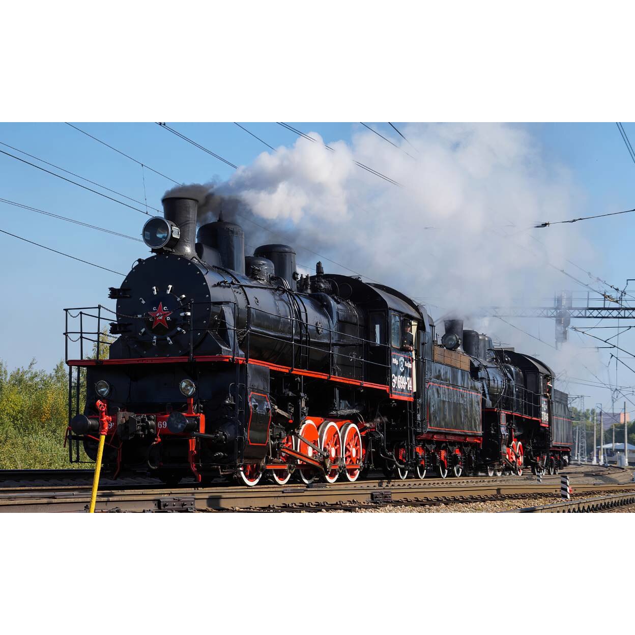 Tablou canvas 75x50 cm, Locomotive model 140