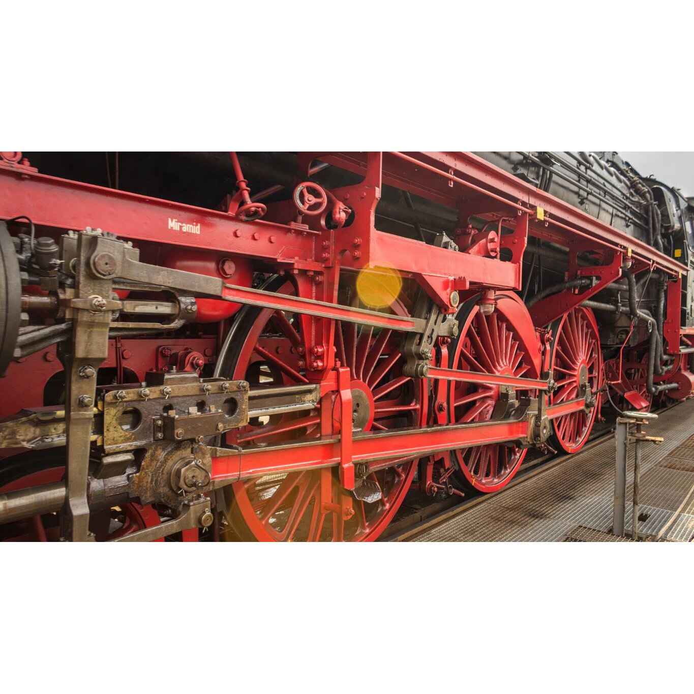 Tablou canvas 90x50 cm, Locomotive model 129