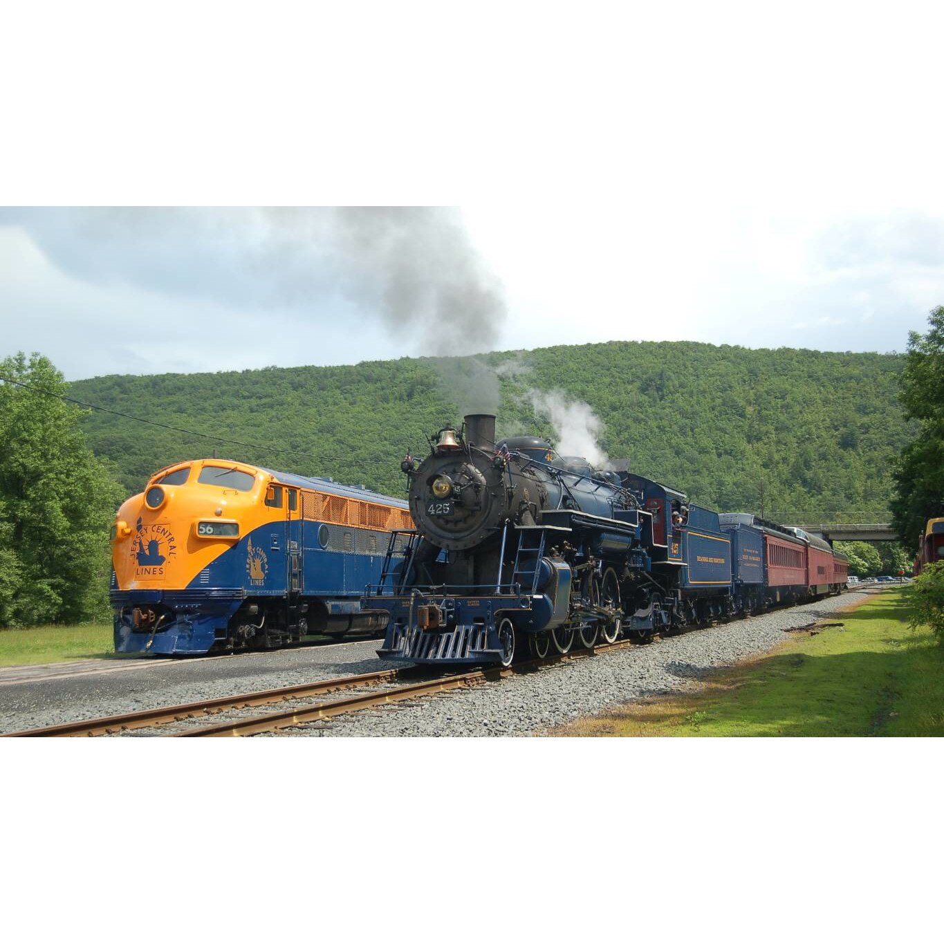 Tablou canvas 75x50 cm, Locomotive model 120