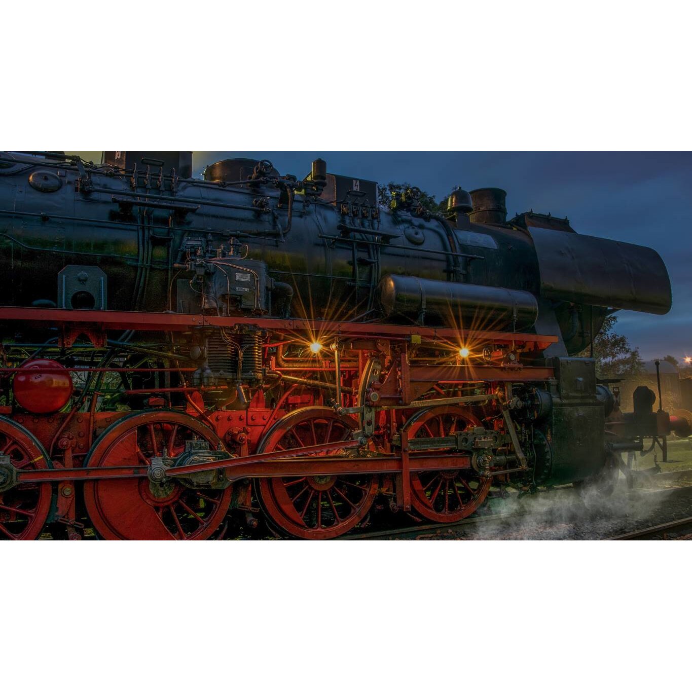 Tablou canvas 90x50 cm, Locomotive model 144