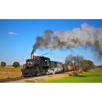 Tablou canvas 90x50 cm, Locomotive model 127 Tablou canvas 90x50 cm, Locomotive model 127