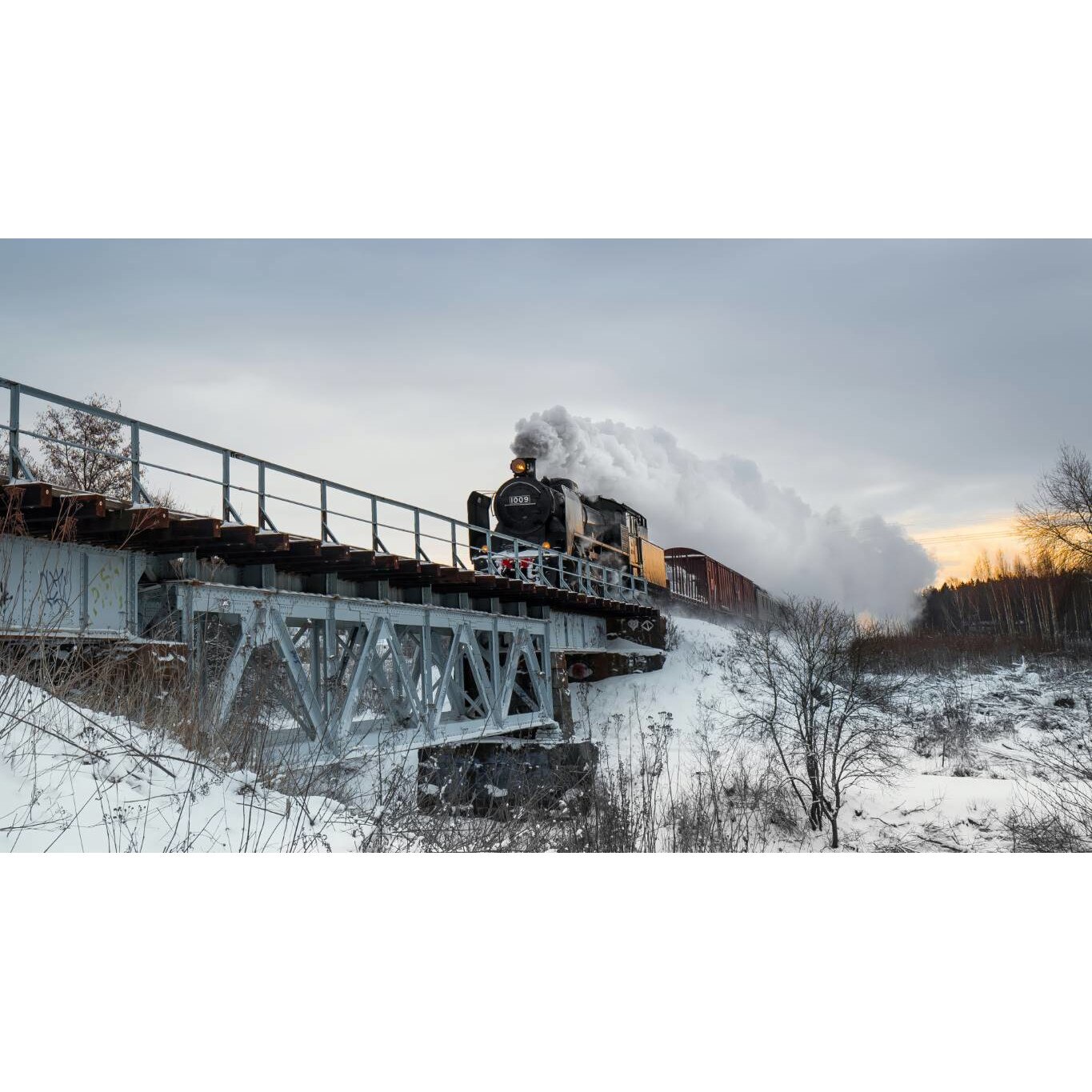 Tablou canvas 90x50 cm, Locomotive model 167