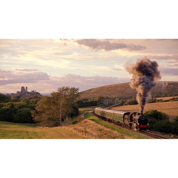 Tablou canvas 75x50 cm, Locomotive model 142 Tablou canvas 75x50 cm, Locomotive model 142