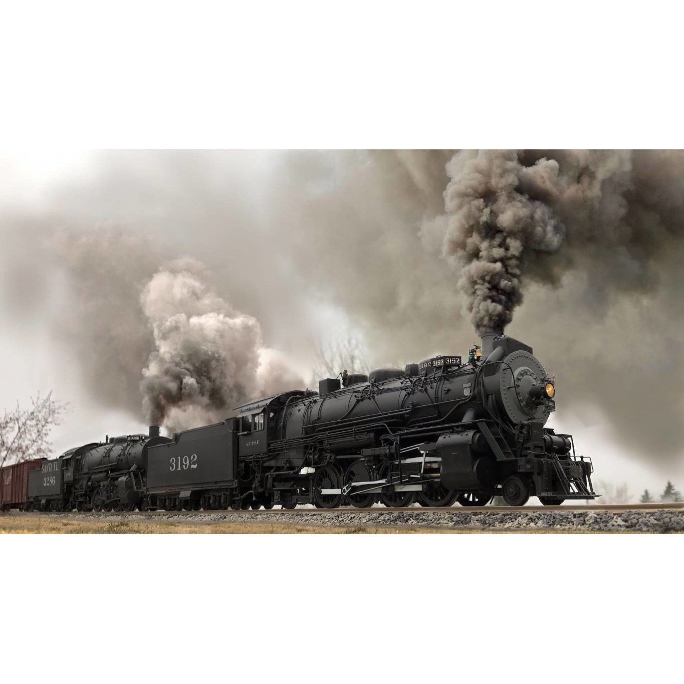 Tablou canvas 75x50 cm, Locomotive model 190