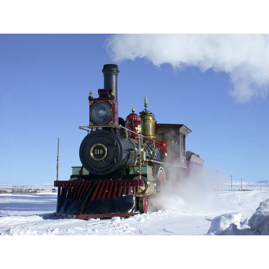 Tablou canvas 75x50 cm, Locomotive model 163