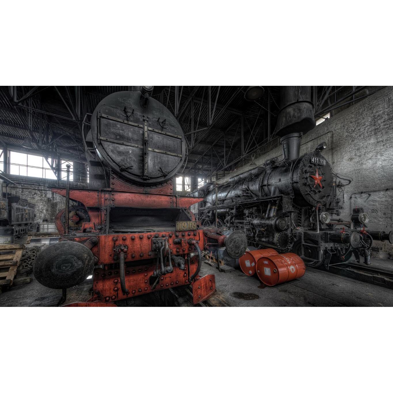 Tablou canvas 75x50 cm, Locomotive model 110